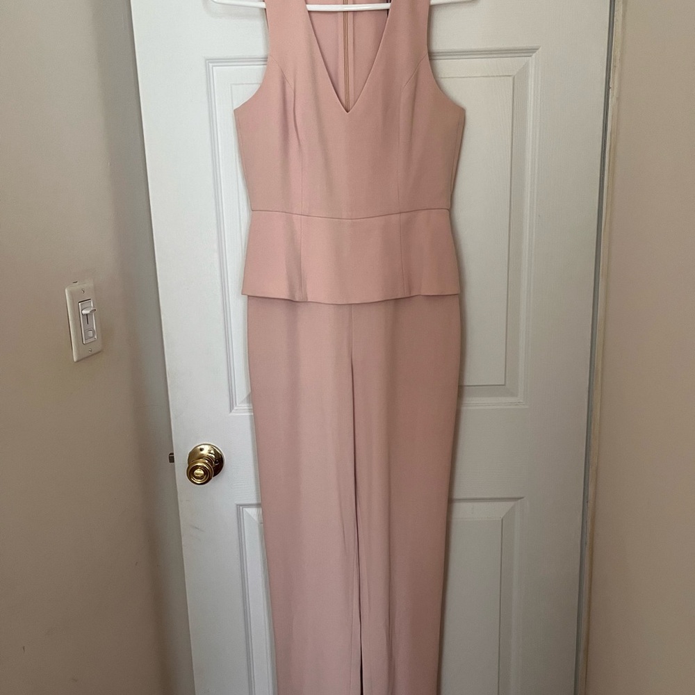 NWT BCBG PINK JUMPSUIT